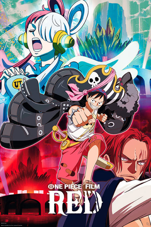 Gbeye GBYDCO194 One Piece Red Movie Poster Poster 61x 91-5cm | Yourdecoration.co.uk