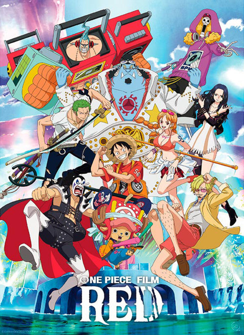 Gbeye GBYDCO196 One Piece Red Festival Poster 38x52cm | Yourdecoration.co.uk