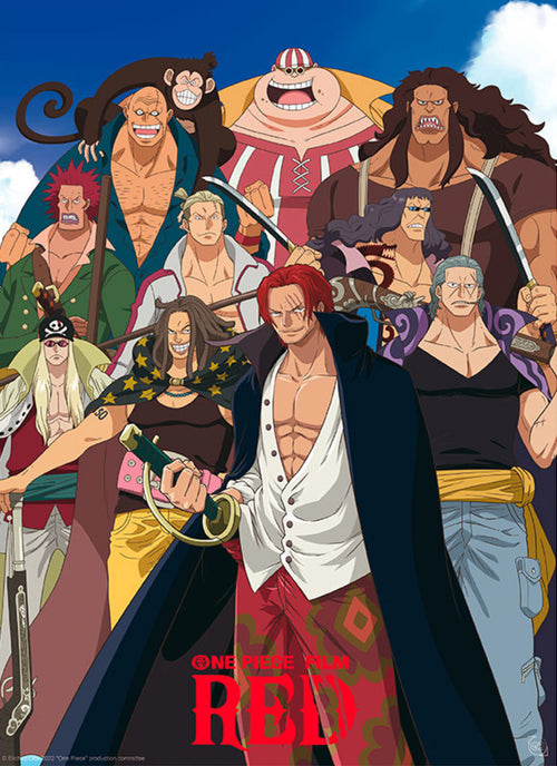 Gbeye GBYDCO197 One Piece Red Hair Pirates Poster 38x52cm | Yourdecoration.co.uk