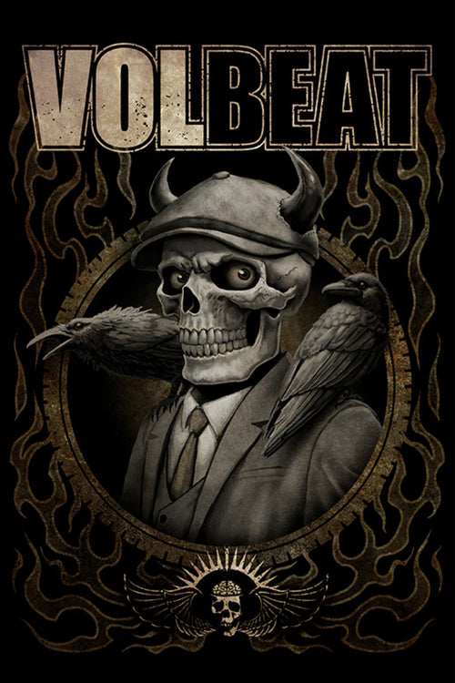 gbeye gbydco204 volbeat skeleton poster 61x91 5cm | Yourdecoration.co.uk