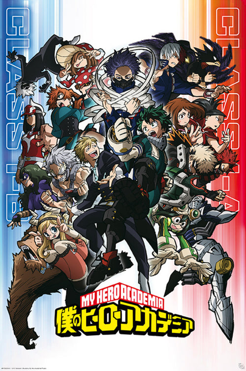 gbeye gbydco243 my hero academia class 1 a vs 1 b poster 61x91 5cm | Yourdecoration.co.uk