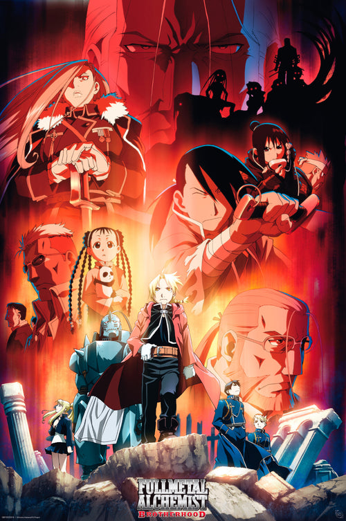 Gbeye Gbydco319 Fullmetal Alchemist Key Art Poster 61x91 5cm | Yourdecoration.co.uk