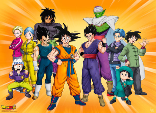 gbeye gbydco324 dragon ball hero gokus group poster 91 5x61cm | Yourdecoration.co.uk