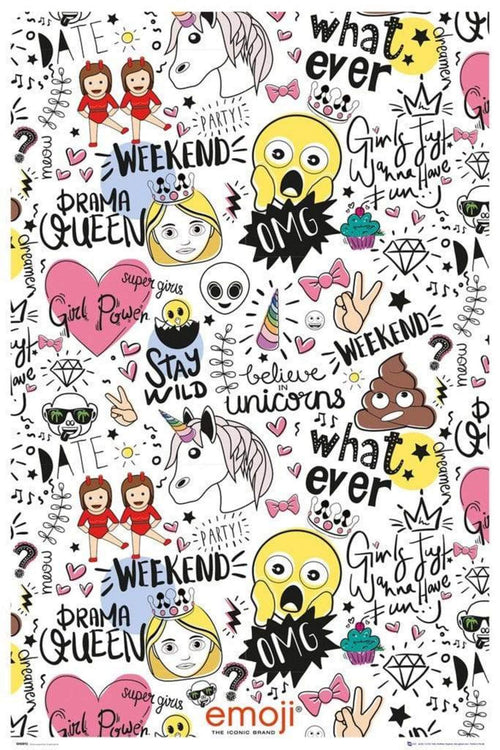 GBeye Emoji Millennials Poster 61x91,5cm | Yourdecoration.co.uk