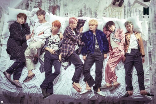 GBeye BTS Group Bed Poster 91,5x61cm | Yourdecoration.co.uk