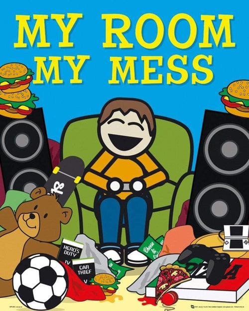 GBeye My Room My Mess Poster 40x50cm | Yourdecoration.co.uk