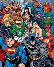 GBeye DC Comics Justice League Collage Poster 40x50cm | Yourdecoration.co.uk