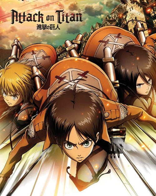 GBeye Attack on Titan Attack Poster 40x50cm | Yourdecoration.co.uk