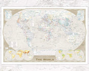 GBeye World Map Tripel Poster 50x40cm | Yourdecoration.co.uk