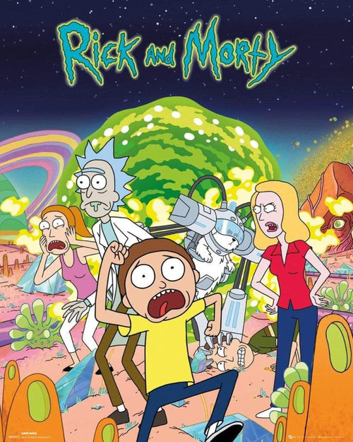 GBeye Rick and Morty Group Poster 40x50cm | Yourdecoration.co.uk