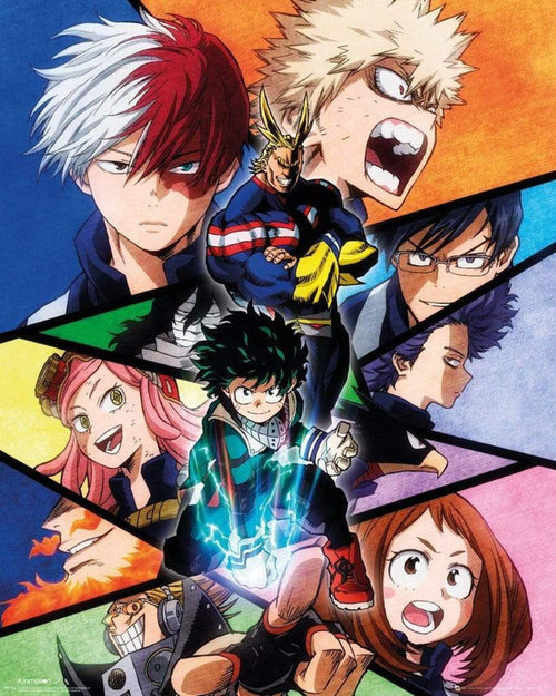 GBeye My Hero Academia Group Poster 40x50cm | Yourdecoration.co.uk