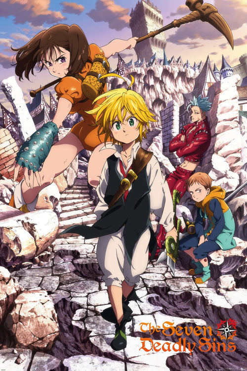 Gbeye The Seven Deadly Sins Key Art 2 Poster 61X91 5cm | Yourdecoration.co.uk