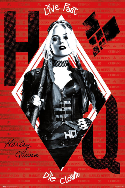 Gbeye The Suicide Squad Harley Poster 61X91 5cm | Yourdecoration.co.uk