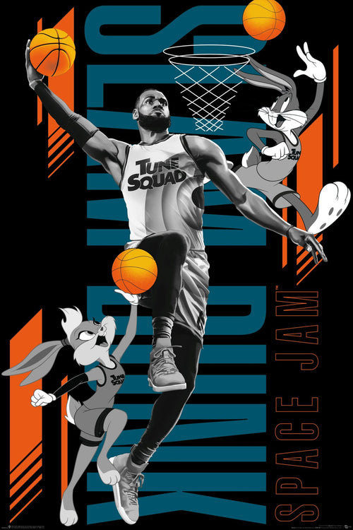 Gbeye Space Jam 2 Slam Dunk Poster 61X91 5cm | Yourdecoration.co.uk