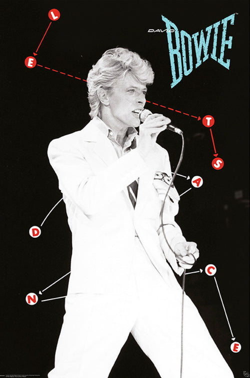 Gbeye MX00038 David Bowie Lets Dance Poster 61x 91-5cm | Yourdecoration.co.uk