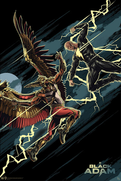 gebeye gbydco071 dc comics black adam vs hawkman poster 61x91 5cm | Yourdecoration.co.uk