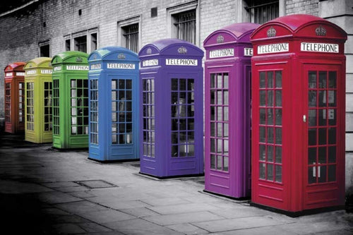 Grupo Erik GPE4719 Phone Boxs London Phone Box Poster 91,5X61cm | Yourdecoration.co.uk