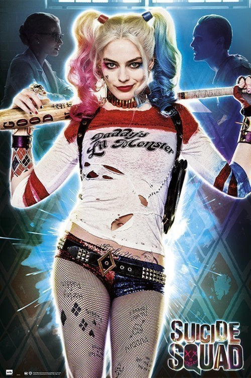 Grupo Erik GPE5093 Suicide Squad Harley Quinn Daddys Lil Monster Poster 61X91,5cm | Yourdecoration.co.uk