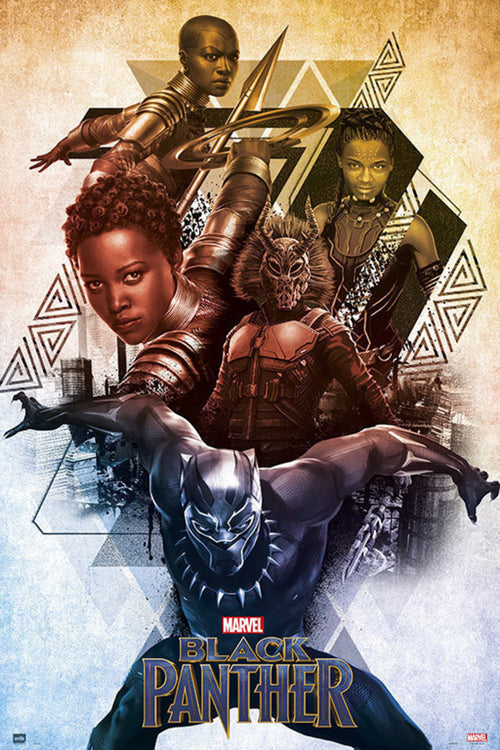 Grupo Erik GPE5190 Marvel Black Panther Poster 61X91,5cm | Yourdecoration.co.uk