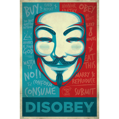 Grupo Erik GPE5240 Disobey Poster 61X91,5cm | Yourdecoration.co.uk