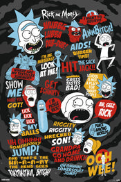 Grupo Erik GPE5241 Rick And Morty Quotes Poster 61X91,5cm | Yourdecoration.co.uk