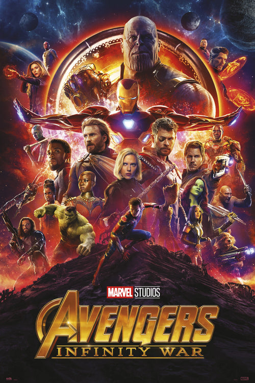 Grupo Erik GPE5252 Avengers Infinity War One Sheet Poster 61X91,5cm | Yourdecoration.co.uk