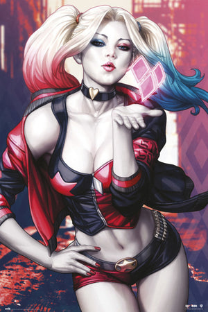 Grupo Erik GPE5259 Dc Comics Harley Quinn Kiss Poster 61X91,5cm | Yourdecoration.co.uk