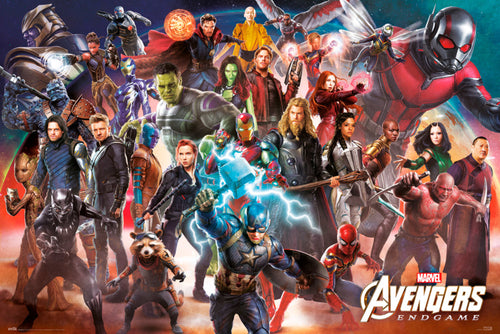 Grupo Erik GPE5364 Marvel Avengers Endgame Line Up Poster 91,5X61cm | Yourdecoration.co.uk