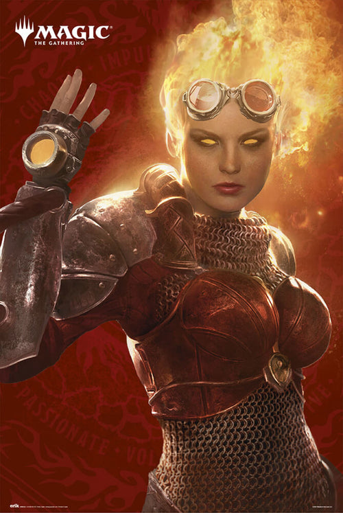 Grupo Erik GPE5422 Magic The Gathering Chandra Poster 61X91,5cm | Yourdecoration.co.uk