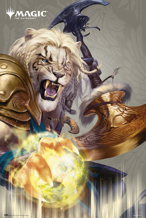 Grupo Erik GPE5423 Magic The Gathering Ajani Poster 61X91,5cm | Yourdecoration.co.uk