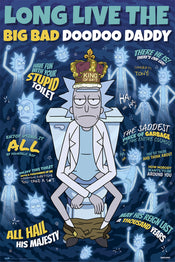 Grupo Erik GPE5448 Rick And Morty Doodoo Daddy Poster 61X91,5cm | Yourdecoration.co.uk