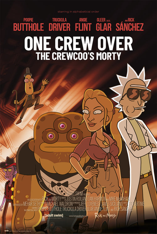 Grupo Erik GPE5451 Rick And Morty Season 4 One Crew Poster 61X91,5cm | Yourdecoration.co.uk