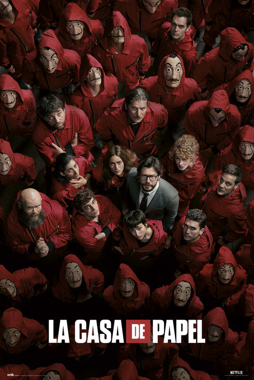 Grupo Erik GPE5482 Money Heist War Poster 61X91,5cm | Yourdecoration.co.uk