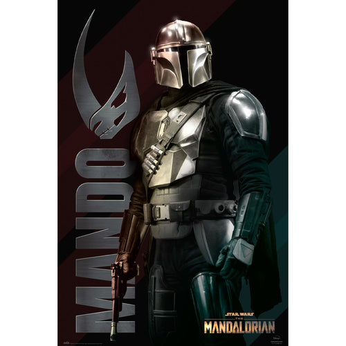 Grupo Erik GPE5485 Star Wars The Mandalorian Mando Poster 61X91,5cm | Yourdecoration.co.uk