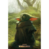 Grupo Erik GPE5487 Star Wars The Mandalorian The Child Art Poster 61X91,5cm | Yourdecoration.co.uk