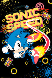 Grupo Erik GPE5489 Sonic Speed Poster 61X91,5cm | Yourdecoration.co.uk