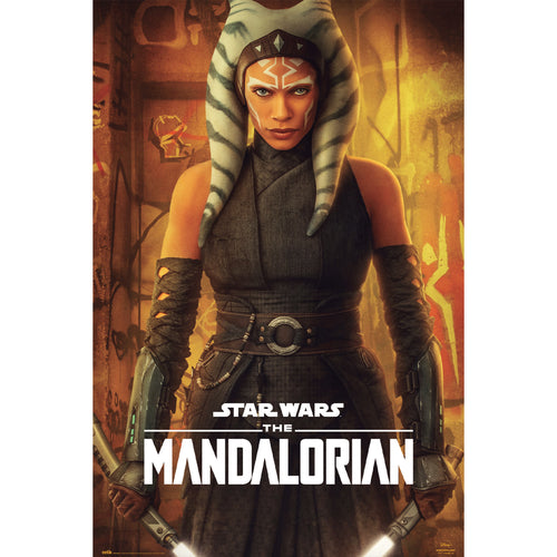 Grupo Erik GPE5494 Star Wars The Mandalorian Ahsoka Tano Poster 61X91,5cm | Yourdecoration.co.uk