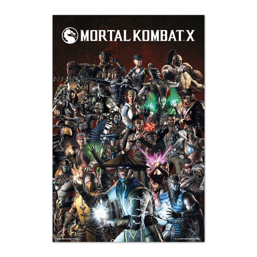 Grupo Erik GPE5510 Mortal Kombat Characters Poster 61X91,5cm | Yourdecoration.co.uk