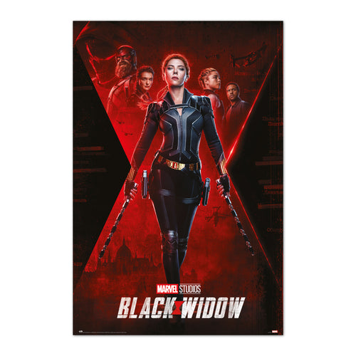 Grupo Erik GPE5574 Marvel Black Widow Poster 61X91,5cm | Yourdecoration.co.uk