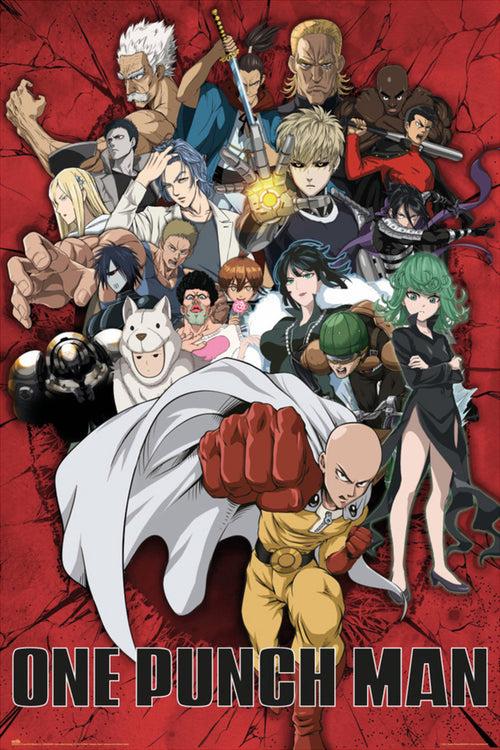 grupo erik gpe5622 one punch man heroes poster 61x91.5cm | Yourdecoration.co.uk