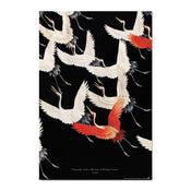 Grupo Erik Gpe5627 Poster Furisode With A Myriad Of Flying Cranes | Yourdecoration.co.uk