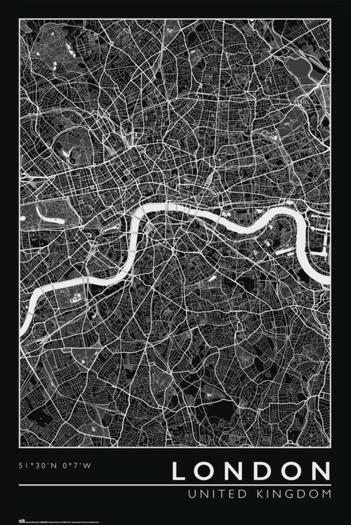 grupo erik gpe5634 london city map poster 61x91.5cm | Yourdecoration.co.uk