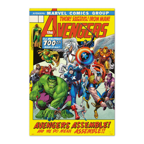 Grupo Erik Gpe5652 Marvel Avengers 100Th Issue Poster 61X91 5cm | Yourdecoration.co.uk