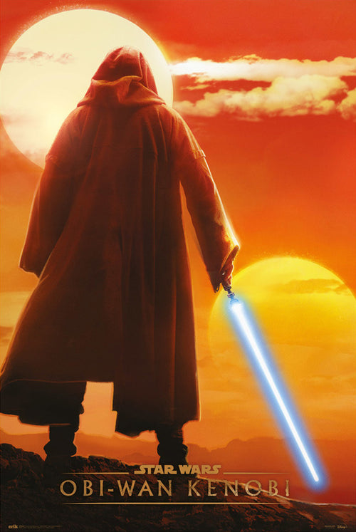 grupo erik gpe5663 star wars kenobi twin suns poster 61x91.5cm | Yourdecoration.co.uk