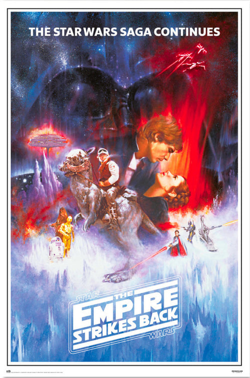 grupo erik gpe5689 star wars classic el imperio contrataca poster 61x91.5cm | Yourdecoration.co.uk