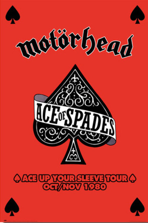 Poster Motorhead Ace up your Sleeve Tour 61x91,5cm