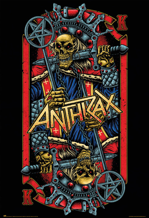 grupo erik gpe5714 anthrax evil kings poster 61x91 5cm | Yourdecoration.co.uk