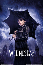 grupo erik gpe5735 wednesday umbrella affiche poster 61x91 5cm | Yourdecoration.co.uk