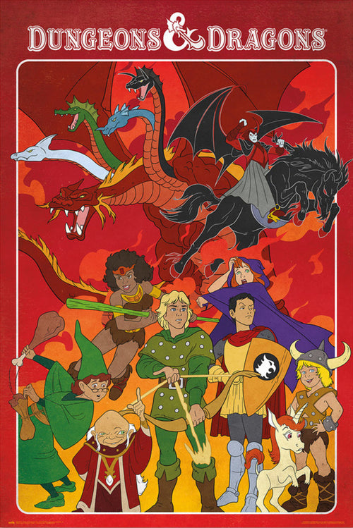 grupo erik gpe5737 dungeons dragons the animated series poster 61x91 5cm | Yourdecoration.co.uk