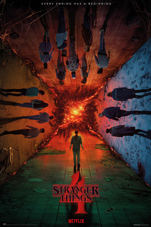 grupo erik gpe5755 stranger things teaser season 4 poster 61x91 5cm | Yourdecoration.co.uk